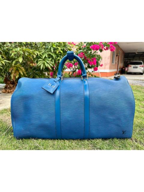 Louis Vuitton Authentic Louis Vuitton Keepall 50 Epi Leather Travel Bag