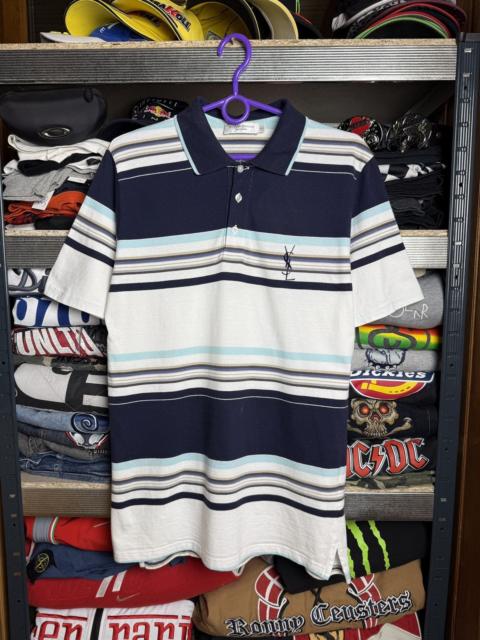 Other Designers Vintage Yves Saint Laurent YSL Big Logo Polo T Shirt Tee
