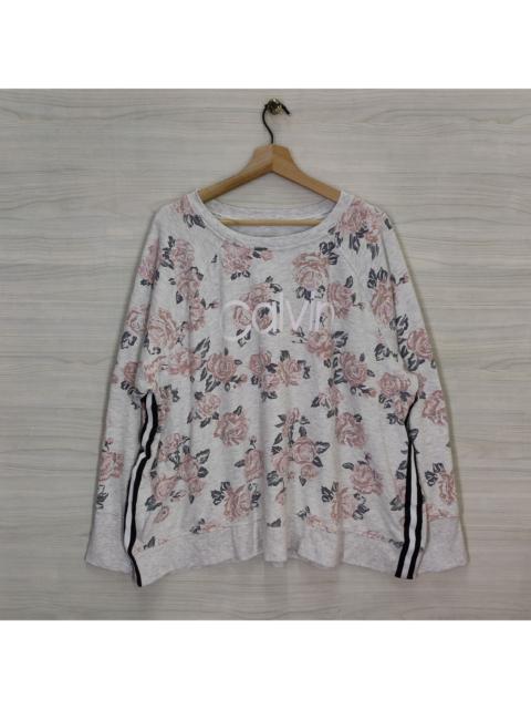 Other Designers Calvin Klein Floral Sweatshirt