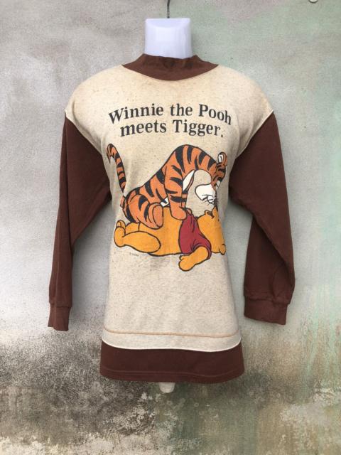 Other Designers Cartoon Network × Disney × Vintage - Vintage 90’s Disney Winnie The Pooh & Tiger Big Logo