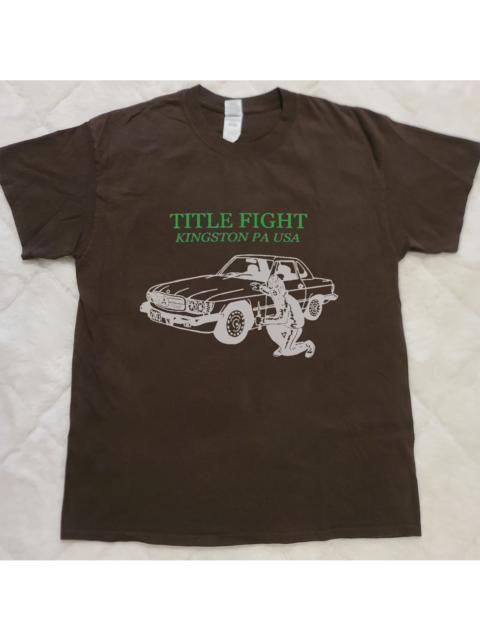 Other Designers Title Fight Kingston PA Car T-Shirt Dark Chocolate