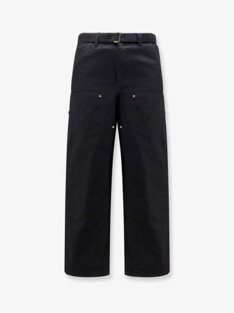 sacai Sacai X Carhartt Wip Carhartt Wip Duck Cotton Trousers