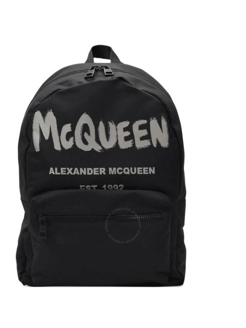 Alexander McQueen Alexander Mcqueen Graffiti Logo-Print Backpack