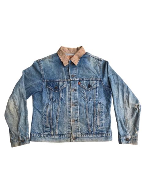 Levi's 80s Levis Denim Trucker Jacket Distressed