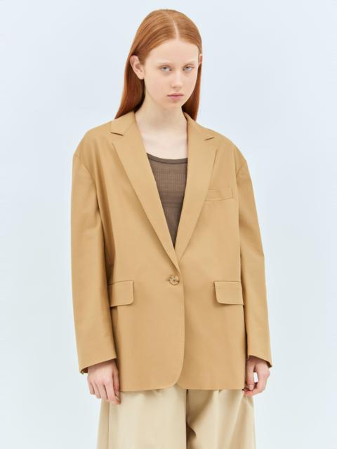 Max Mara Oversized Canvas Blazer