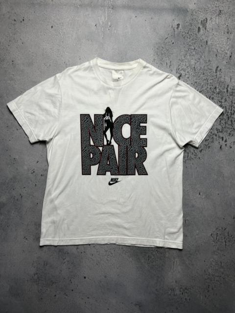 Nike Nike Nice Pair Vintage Logo Swoosh Cotton T-Shirt Mens