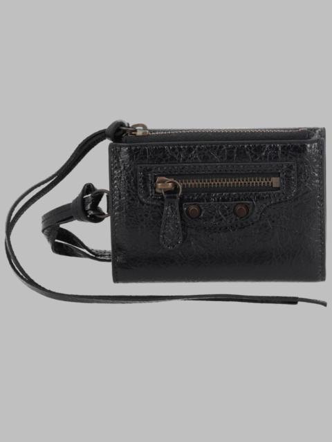 BALENCIAGA Balenciaga Men Portafoglio Trifold Con Tracolla "Le City"
