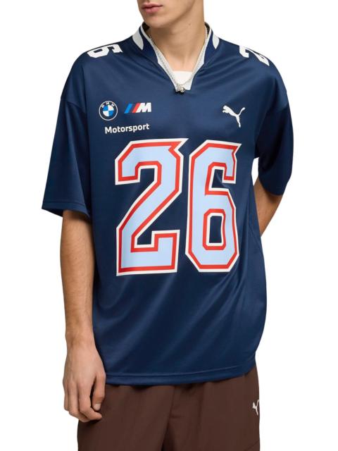 PUMA PUMA BMW M Motorsport Replica Special 2026 Mesh Jersey in Persian Blue at Nordstrom