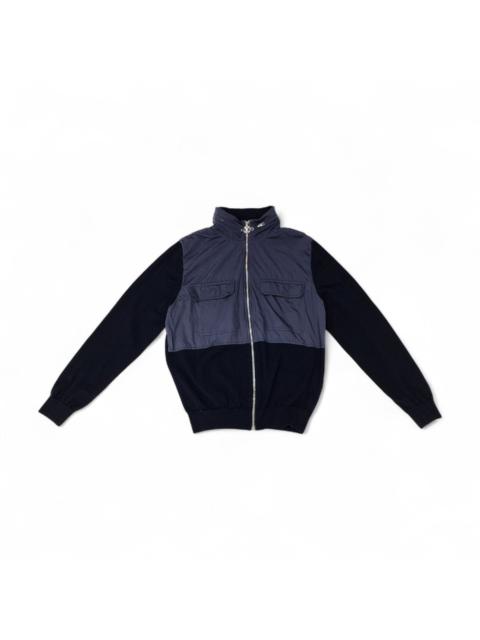 Louis Vuitton LV Full-Zip Hooded Jacket Navy Blue XL - Preowned