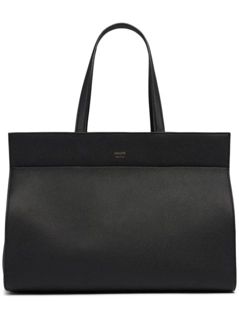 KHAITE KHAITE Crosby $3600 Black Leather Tote Bag New & Authentic
