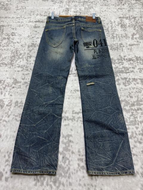 UNDERCOVER Vintage CO&LU Clawmark Distressed Back Pocket Print Denim