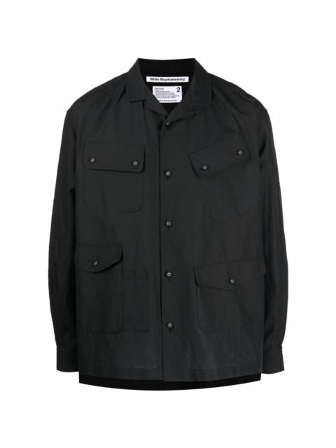 multi-pocket shirt jacket