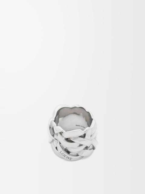 Loewe Nest ring in sterling silver and enamel