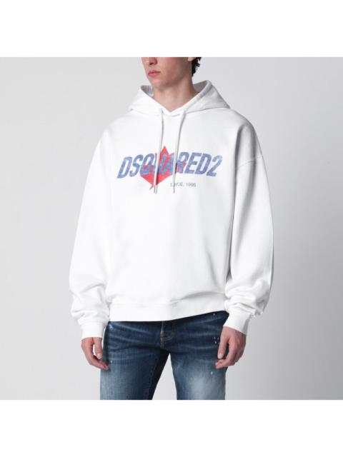 DSQUARED2 Dsquared2 White Relaxed-Fit Sweatshirt With Logo Print Men