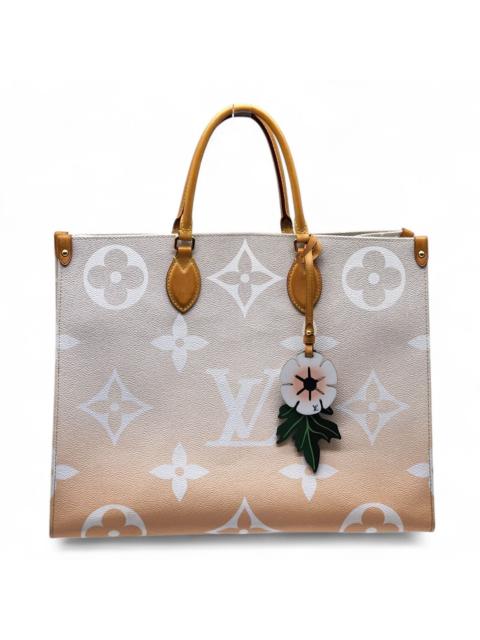 Louis Vuitton OnTheGo Tote By The Pool Monogram Giant GM Peach Brume