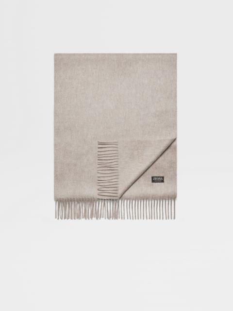 ZEGNA BEIGE OASI CASHMERE SCARF