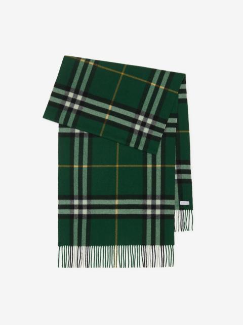 Burberry Wide Check Cashmere Scarf