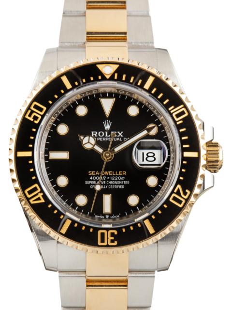 ROLEX Pre-Owned Rolex Sea-Dweller Ref 126603 Steel & 18k Yellow Gold