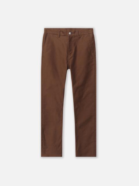 John Elliott HIGH RISE STRAIGHT MOLESKIN PANT