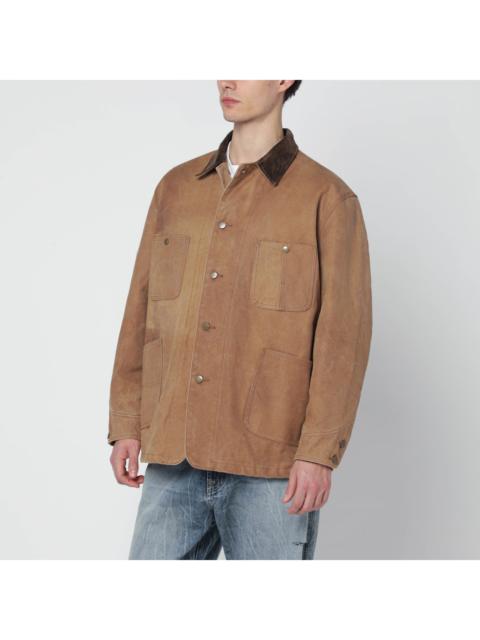 NEEDLES Needles Brown Cotton Jacket Men