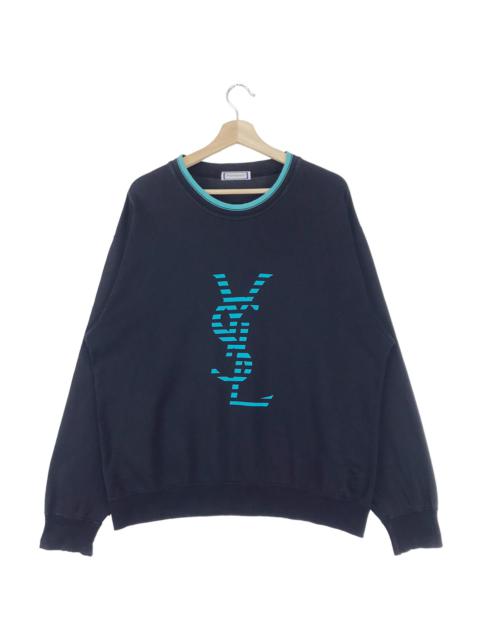 SAINT LAURENT Ysl Pour Homme - Yves Saint Laurent Big Logo Sweatshirts