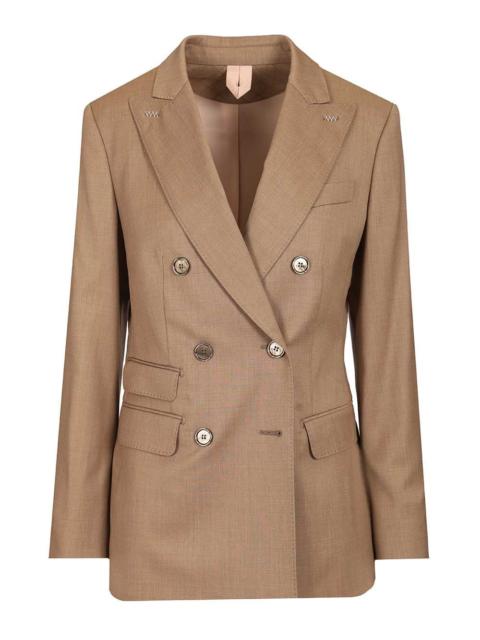 Max Mara Max Mara Women Double-Breasted Wool Twill Blazer "Cupola"