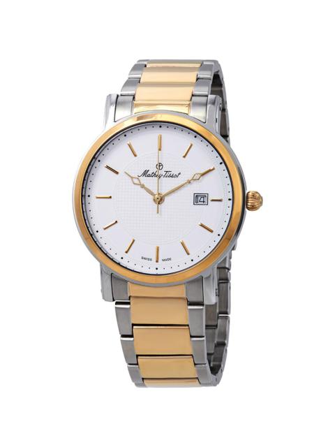 Other Designers Mathey-Tissot City Metal White Dial Men's Watch HB611251MBI