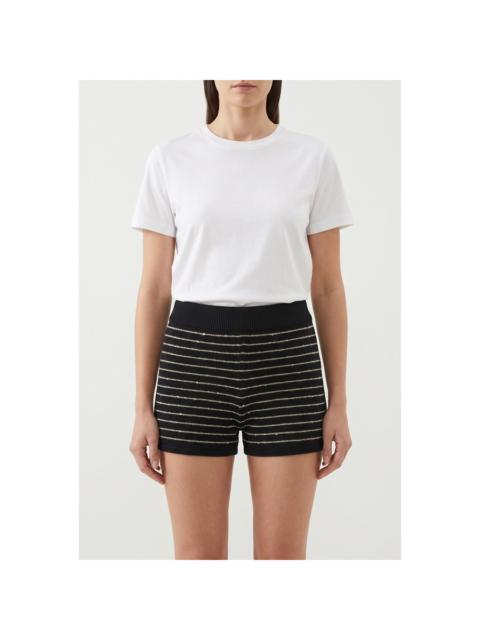 Brunello Cucinelli Brunello Cucinelli Woblack Striped Knit Shorts