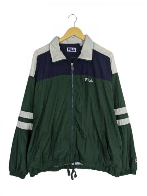Other Designers Fila - 90s Oversized Sweater Light Jacket Nylon