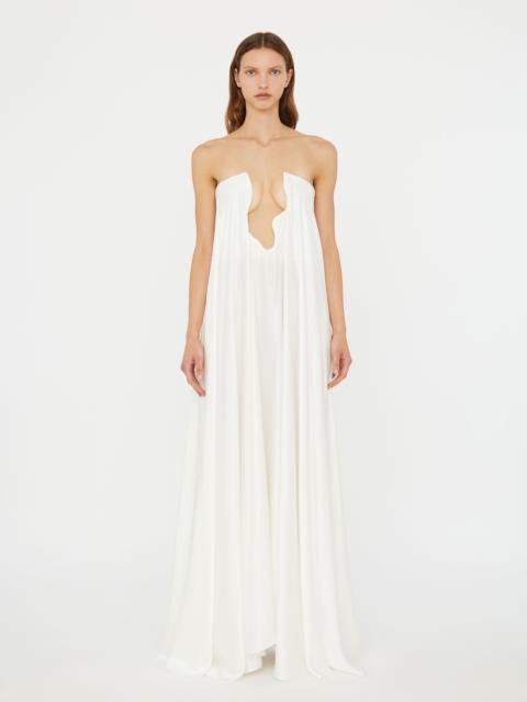 CHRISTOPHER ESBER Textured Silk Salacia Strapless Gown
