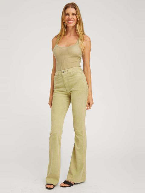 SPRWMN SUEDE 5 POCKET MICRO FLARE