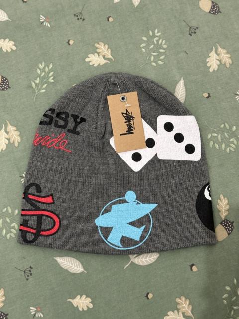 Stüssy Stussy Mixed Logo skullcap beanie