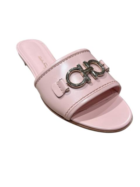 FERRAGAMO Ferragamo Logo Rhodes Slide Sandals