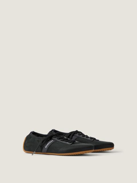 Givenchy SLIM SNEAKERS IN TRANSPARENT MESH AND LEATHER