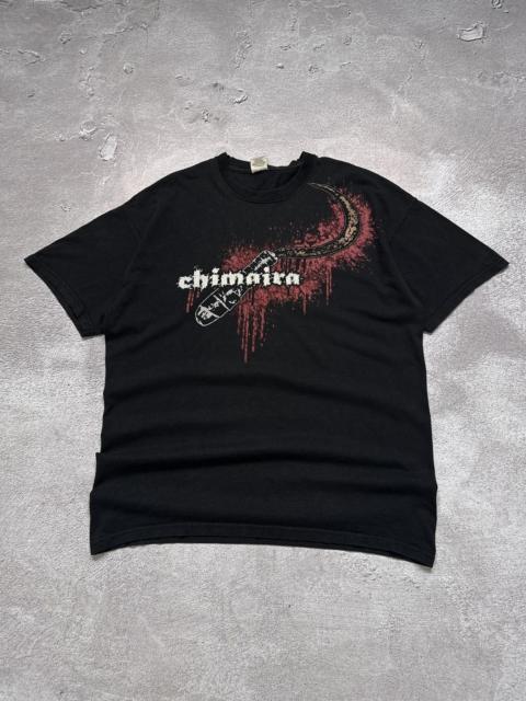 Other Designers Band Tees - Vintage 00s Chimaira Rock Band T Shirt Tee Sickle Print