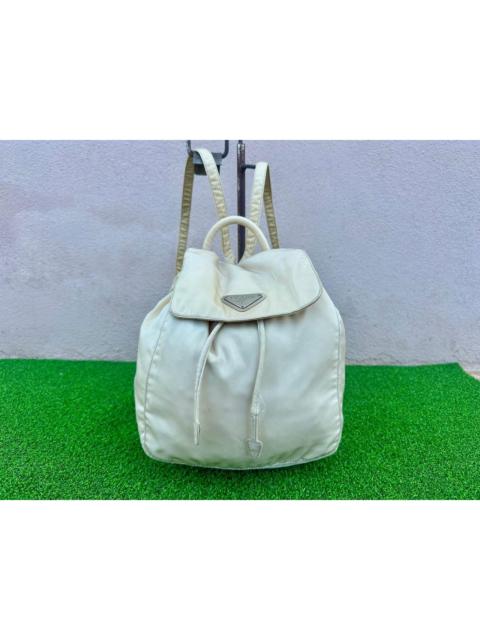 Prada Authentic Prada Tessuto Nylon Drawstring Small Backpack