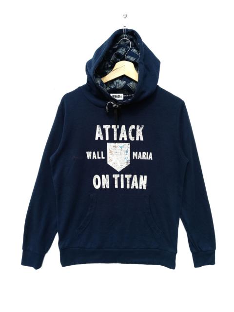 Other Designers Japanese Brand - Uniqlo Attack On Titan " Wall Maria" Hoodies