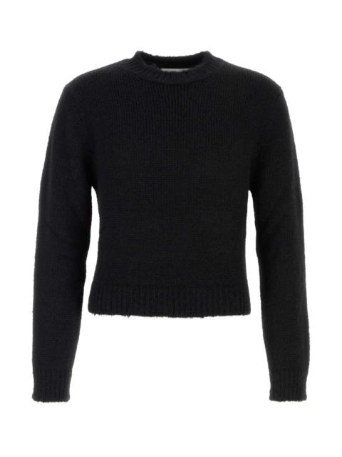 Jil Sander Jil Sander Men Black Alpaca Blend Sweater