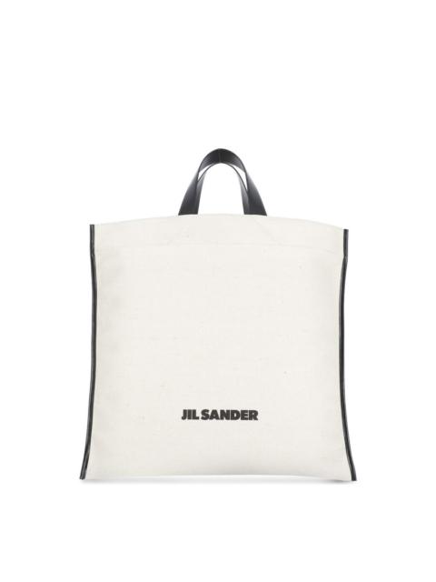 Jil Sander Jil Sander Border Book Tote Square Shopping Bag