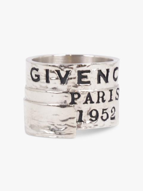 Givenchy GIVENCHY TAPE RING | ANTIC SILVERY