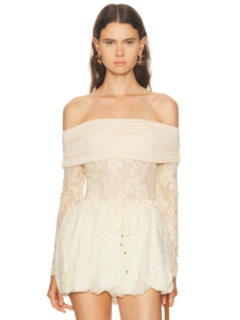 Zimmermann Story 1 Bodysuit Top