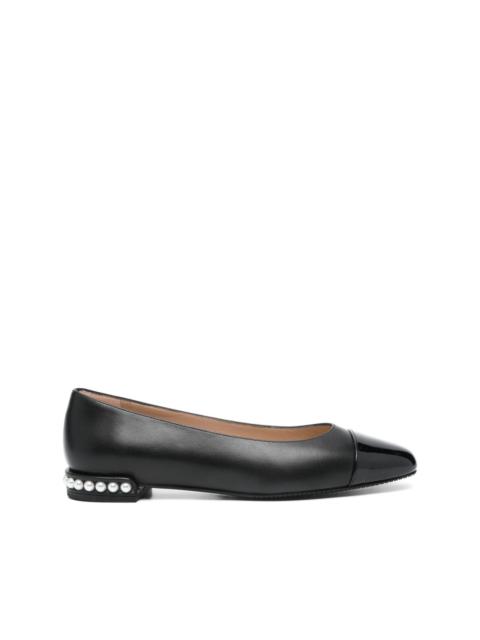 Stuart Weitzman Pearl Flat leather ballerina shoes