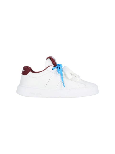 Miu Miu leather sneakers