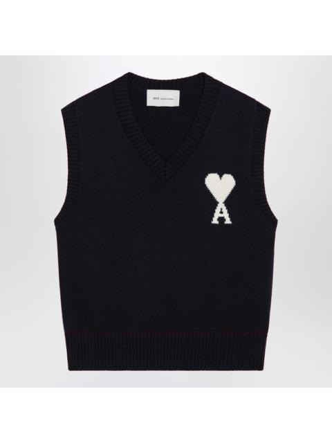 AMI Paris Ami Paris Ami De Coeur Ink-Colour Sweater Men