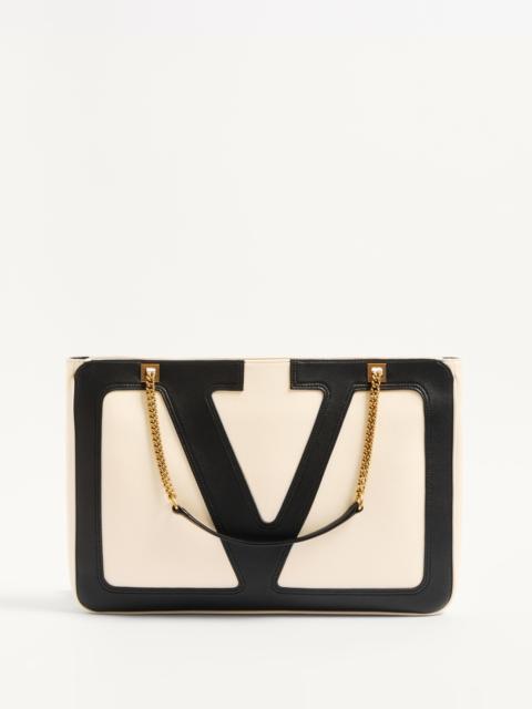 Valentino VALENTINO GARAVANI VIVA SUPERSTAR MEDIUM NAPPA LEATHER SHOPPING BAG