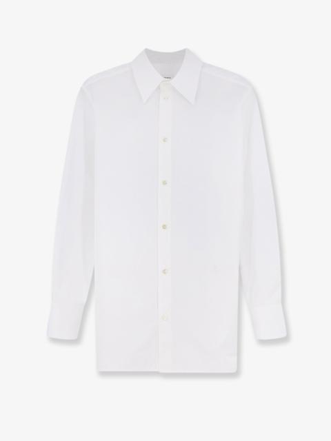SAINT LAURENT Saint Laurent Women Cotton Shirt With Cassandre Embroidery