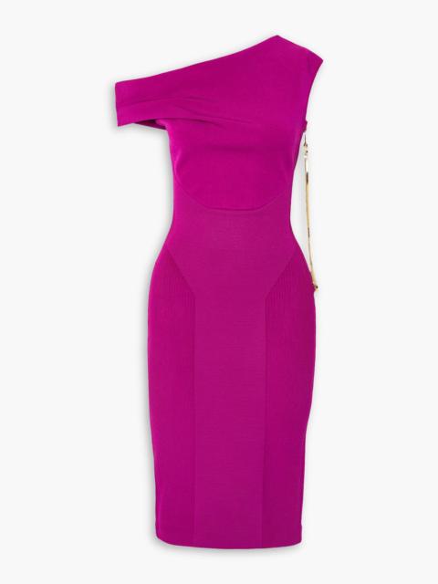 Other Designers MyBody one-shoulder knitted midi dress