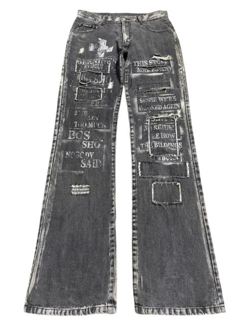 Other Designers Streetwear - Vintage Japanese Bernings Sho Bondage Punk Style Flare Jeans