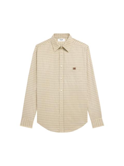 CELINE Loose Shirt 'Beige/Camel/Marron'