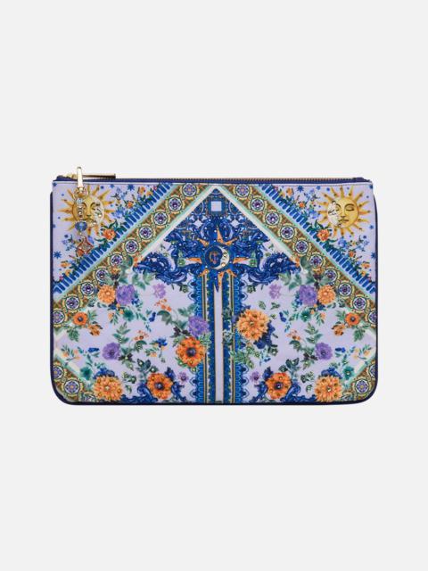 CAMILLA SMALL CANVAS CLUTCH